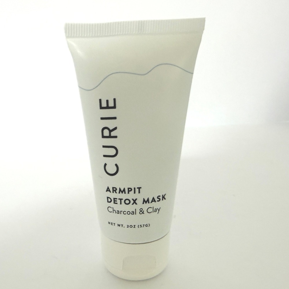 Curie Armpit Detox Mask Charcoal & Clay Purifying Treatment 2oz 57g Tube